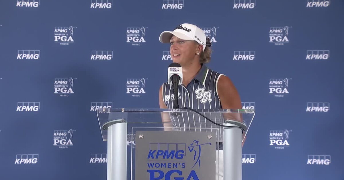 P Roussin Hear from Pauline Roussin-Bouchard after the Final Round | KPMG Women's ...