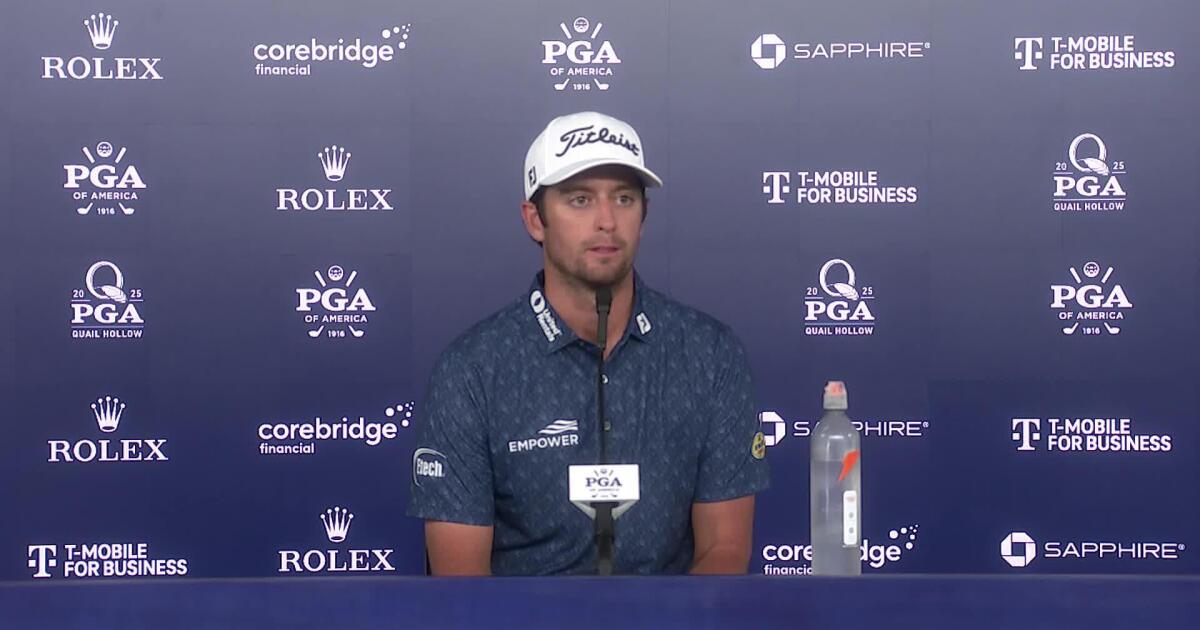 Davis Riley on Being in Contention | PGA Championship