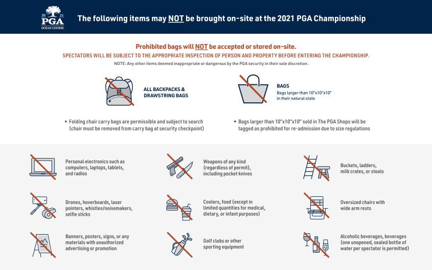 Spectator Guide Pga Championship 2022 Pga Championship Gallery Rules